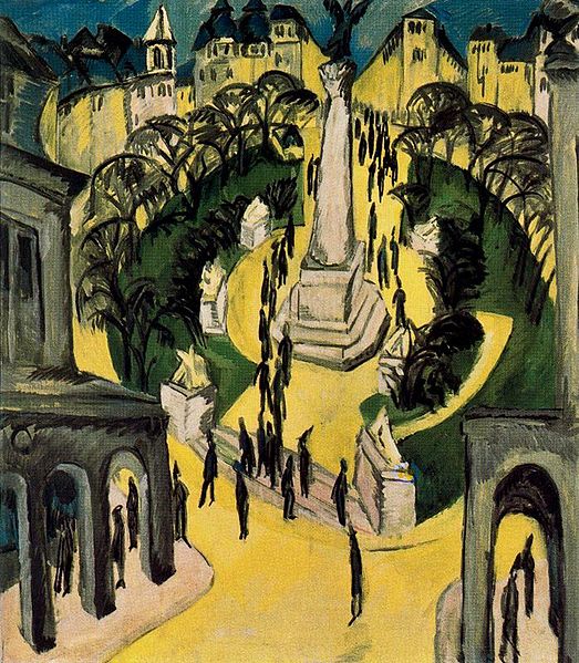 Ernst Ludwig Kirchner Der Belle-Alliance-Platz in Berlin